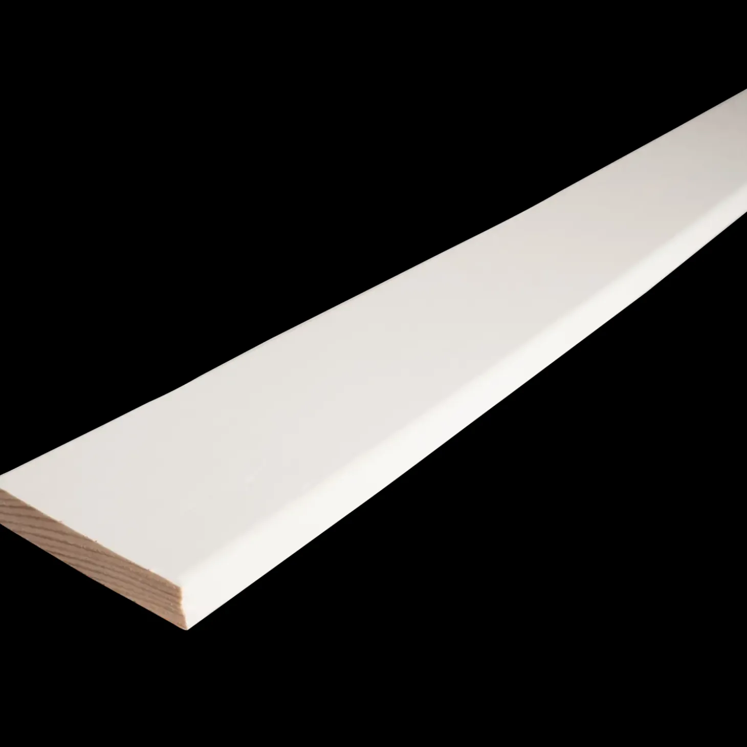 FT Forkantliste fyr /2Rk L276 hvid ral 9x55x3000 mm