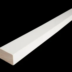 FT Forrammetræ fyr L340 21x33x2700 mm hvidmalet