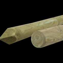 FT hegnspæl Ø7x250 cm NTR A trykimprægneret spids