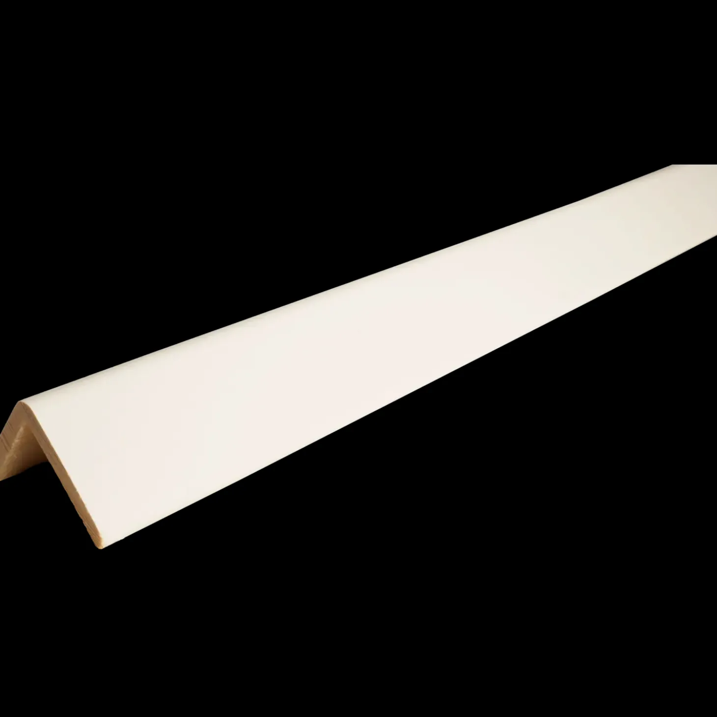 FT Hjørneliste fyr L768 hvid ral 42x42x3300 mm