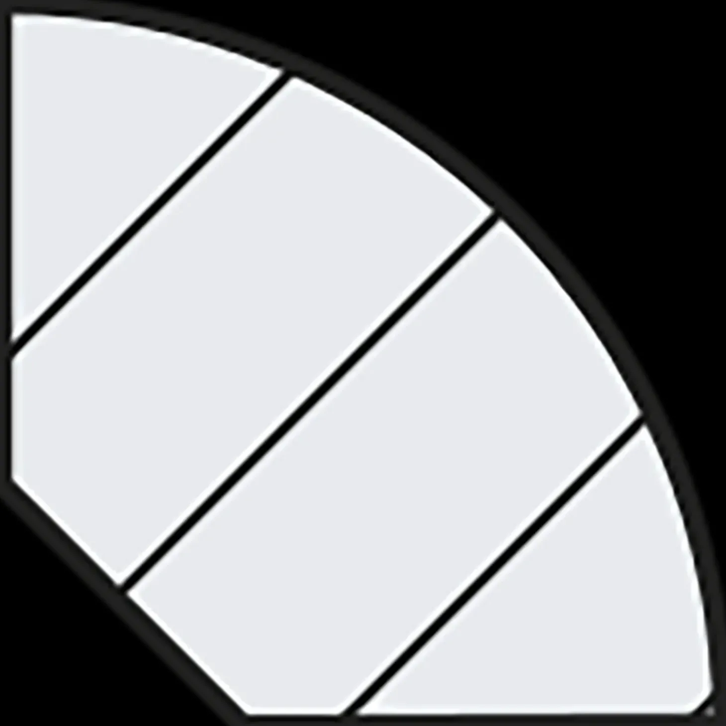 FT Kvartstafliste fyr L644 hvid ral 12x12x2700 mm