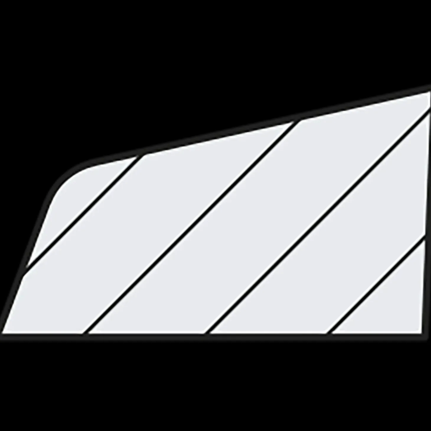 FT Skureliste fyr L404 hvid ral 12x21x3000 mm