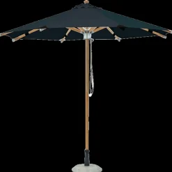 Fur parasol Ø3 m sort