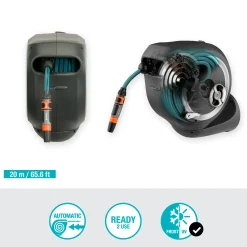 Gardena RollUp M 20 vægslangeboks m/20 m slange hvid