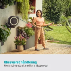Gardena RollUp M 20 vægslangeboks m/20 m slange hvid