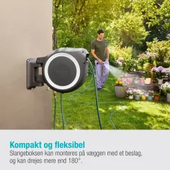 Gardena RollUp M/L 25 vægslangeboks m/25 m slange