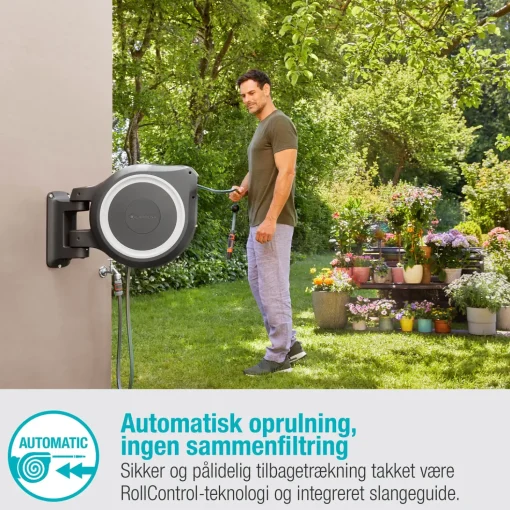 Gardena RollUp M/L 25 vægslangeboks m/25 m slange