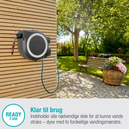 Gardena RollUp M/L 25 vægslangeboks m/25 m slange