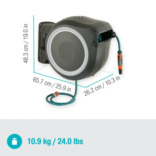 Gardena RollUp M/L 25 vægslangeboks m/25 m slange