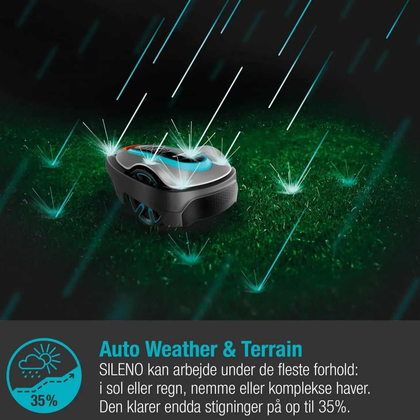 Gardena Sileno Life 900m² LONA robotplæneklipper
