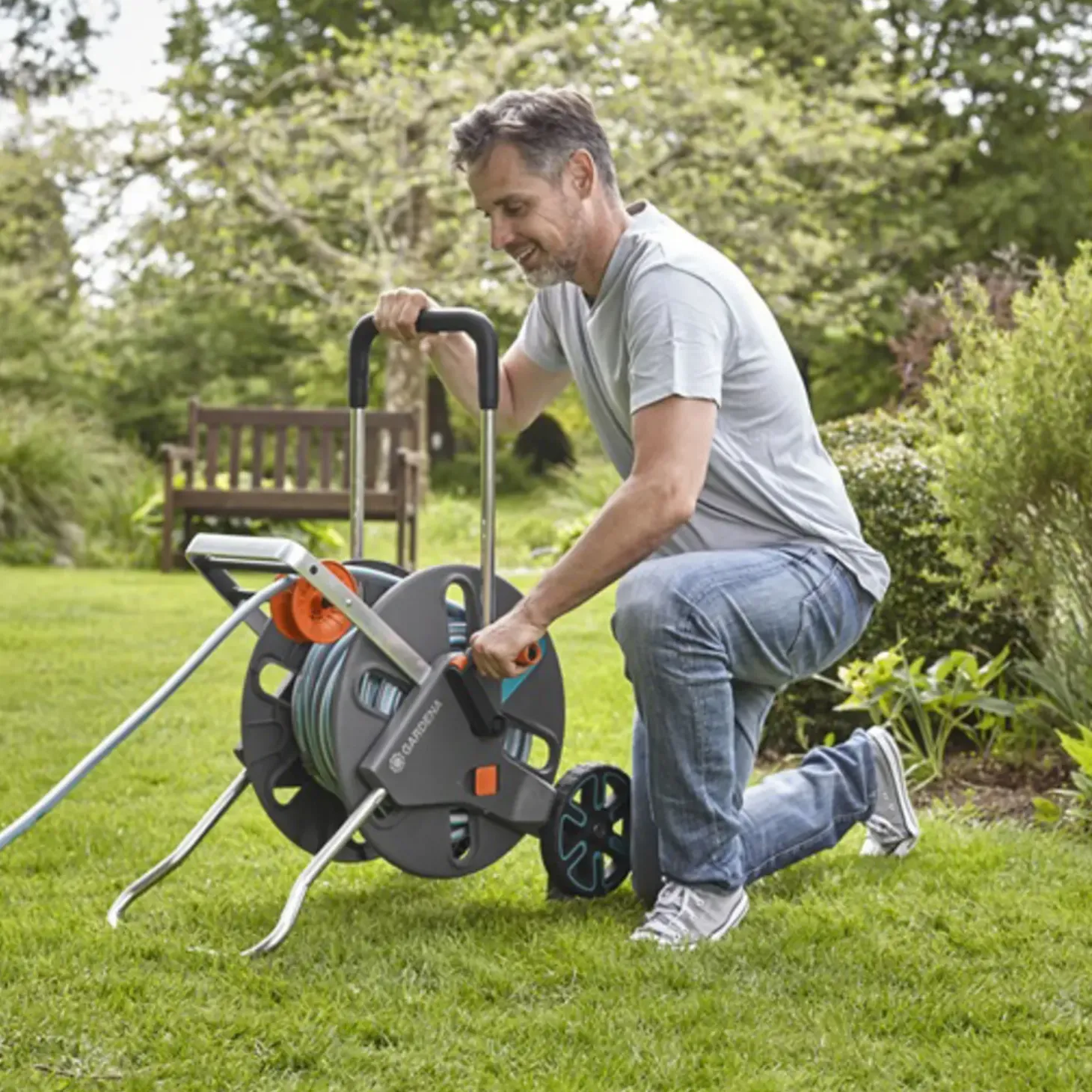 Gardena slangevognssæt m/50 meter slange 18522-20