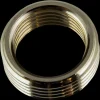 Gevindring 1/2"x 3/4" krom