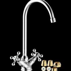 GEYSER Magnolia køkkenarmatur krom