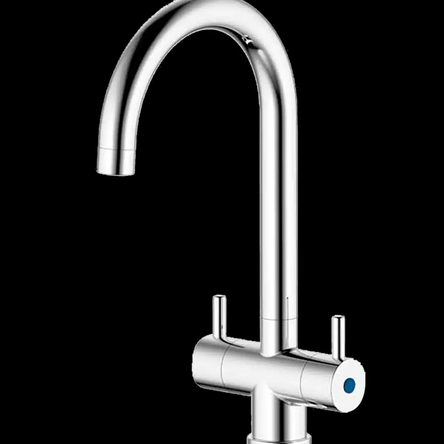 GEYSER® Twin køkkenarmatur krom