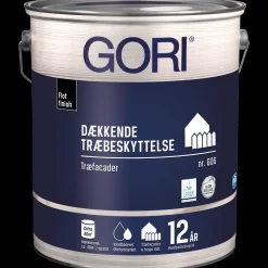 GORI 606 dækkende træbeskyttelse grøn umbra 5 L