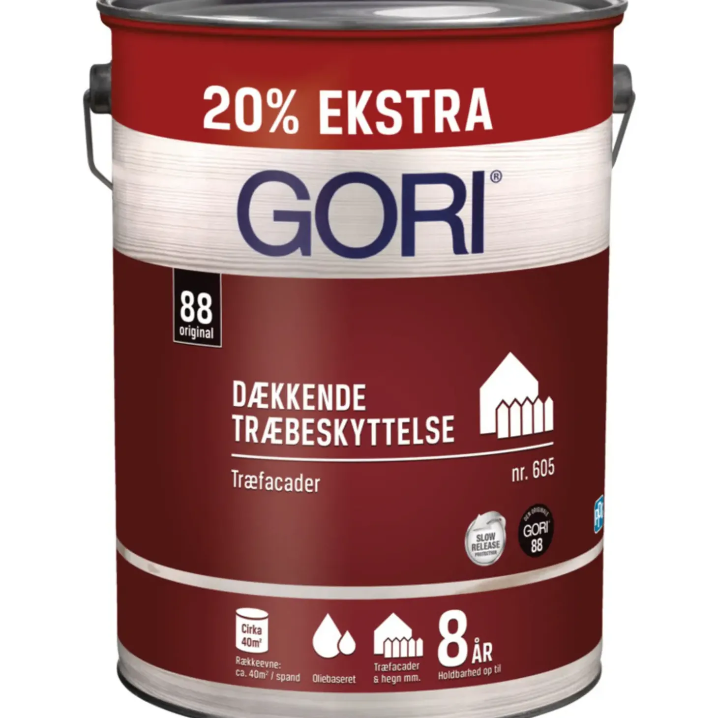 GORI 605 dækkende træbeskyttelse kridt 5 L