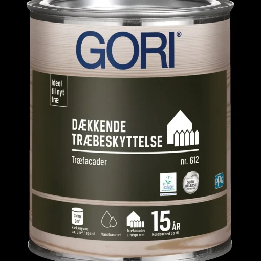 GORI 612 dækkende træbeskyttelse kridt 0,75 L