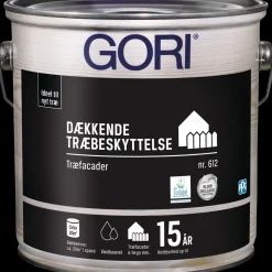 GORI 612 dækkende træbeskyttelse hvid 5 L