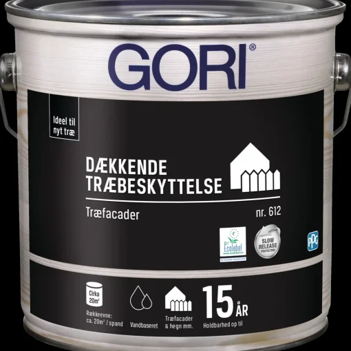 GORI 612 dækkende træbeskyttelse hvid 5 L
