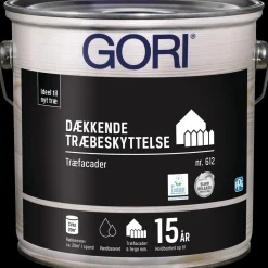 GORI 612 dækkende træbeskyttelse hvid 5 L