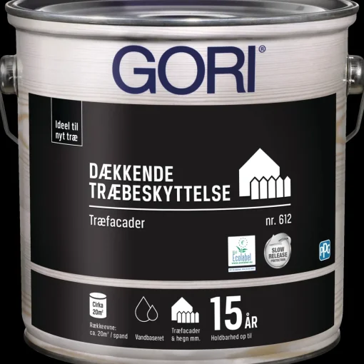 GORI 612 dækkende træbeskyttelse hvid 5 L