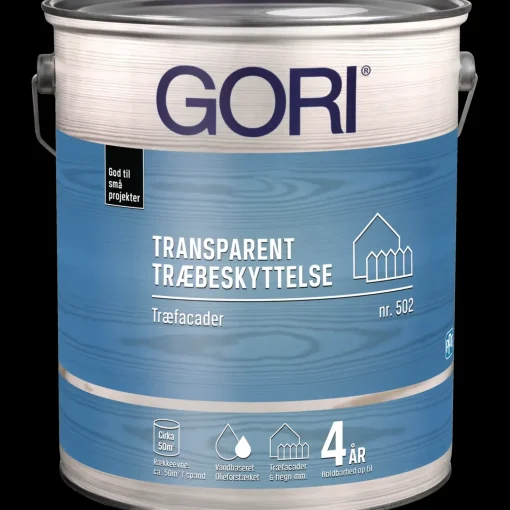 GORI 502 transparent træbeskyttelse mahogni 5 L