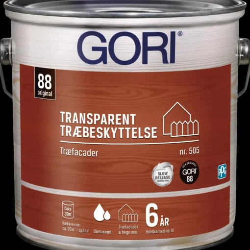 GORI 505 transparent træbeskyttelse ibenholt 2,5 L