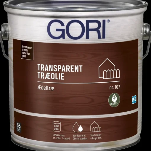 GORI 107 transparent træolie til ædeltræ 0,75 L