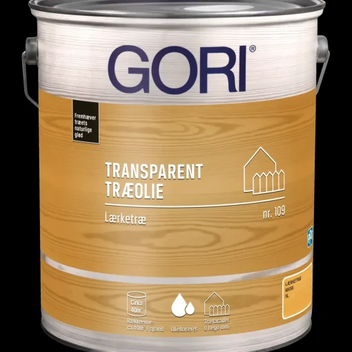 GORI 109 transparent træolie lærketræ 5 L
