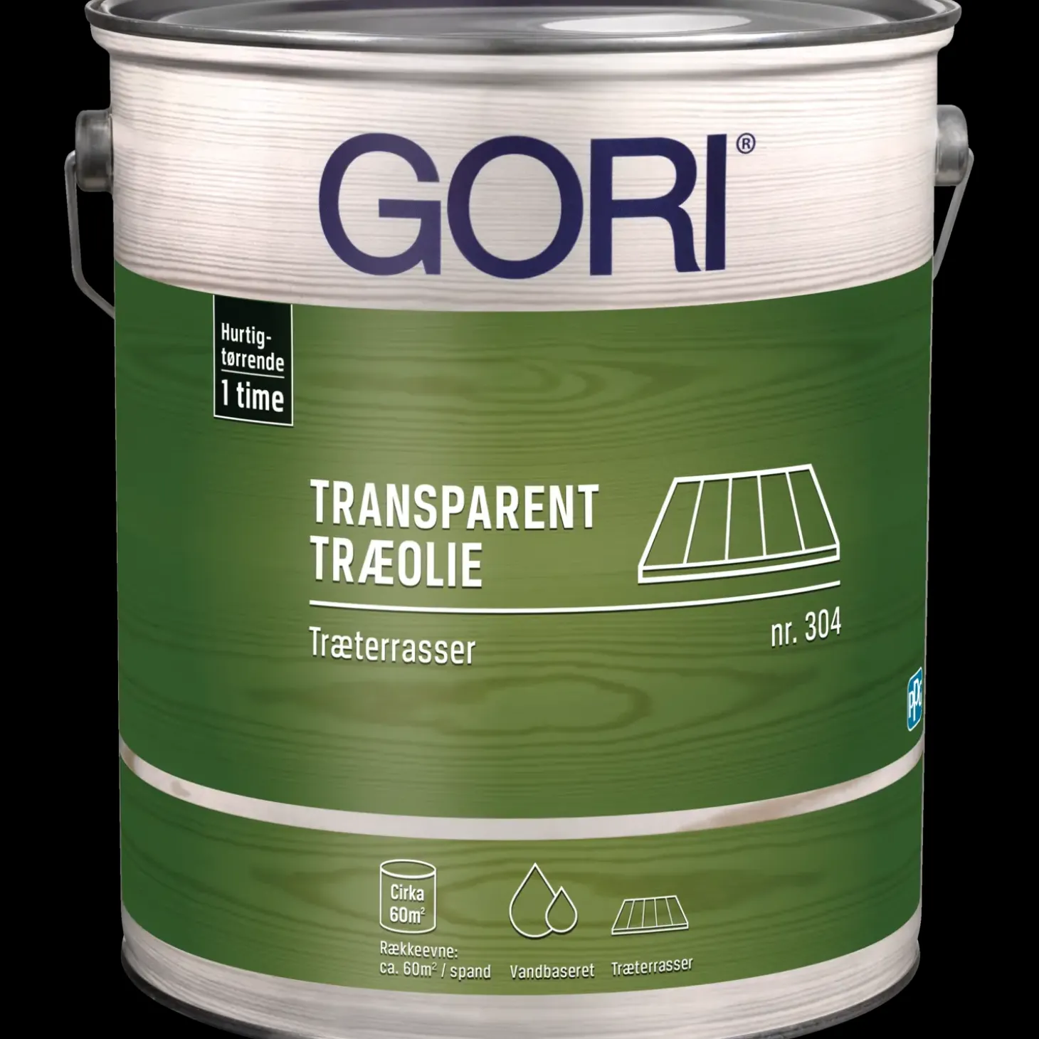 GORI 304 transparent træolie træterrasse farveløs 2,5 L
