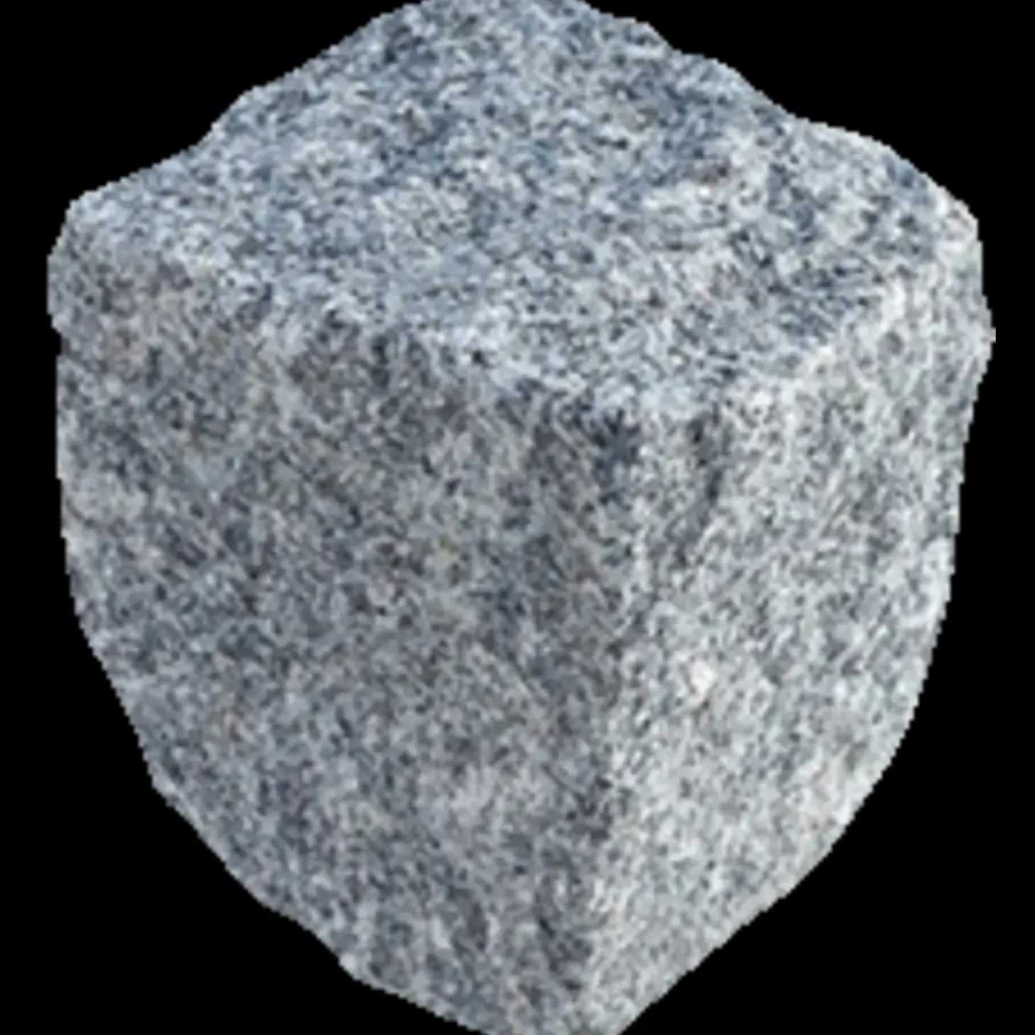 Granit chaussésten 9x9x8 cm grå