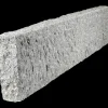 Granit kantsten kløvet 10x30x100 cm lysegrå