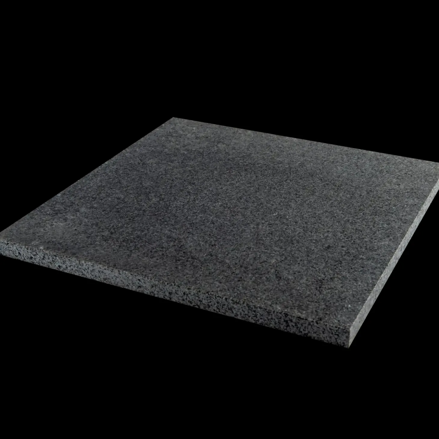 Granitflise G695 60x60x3 cm sortgrå