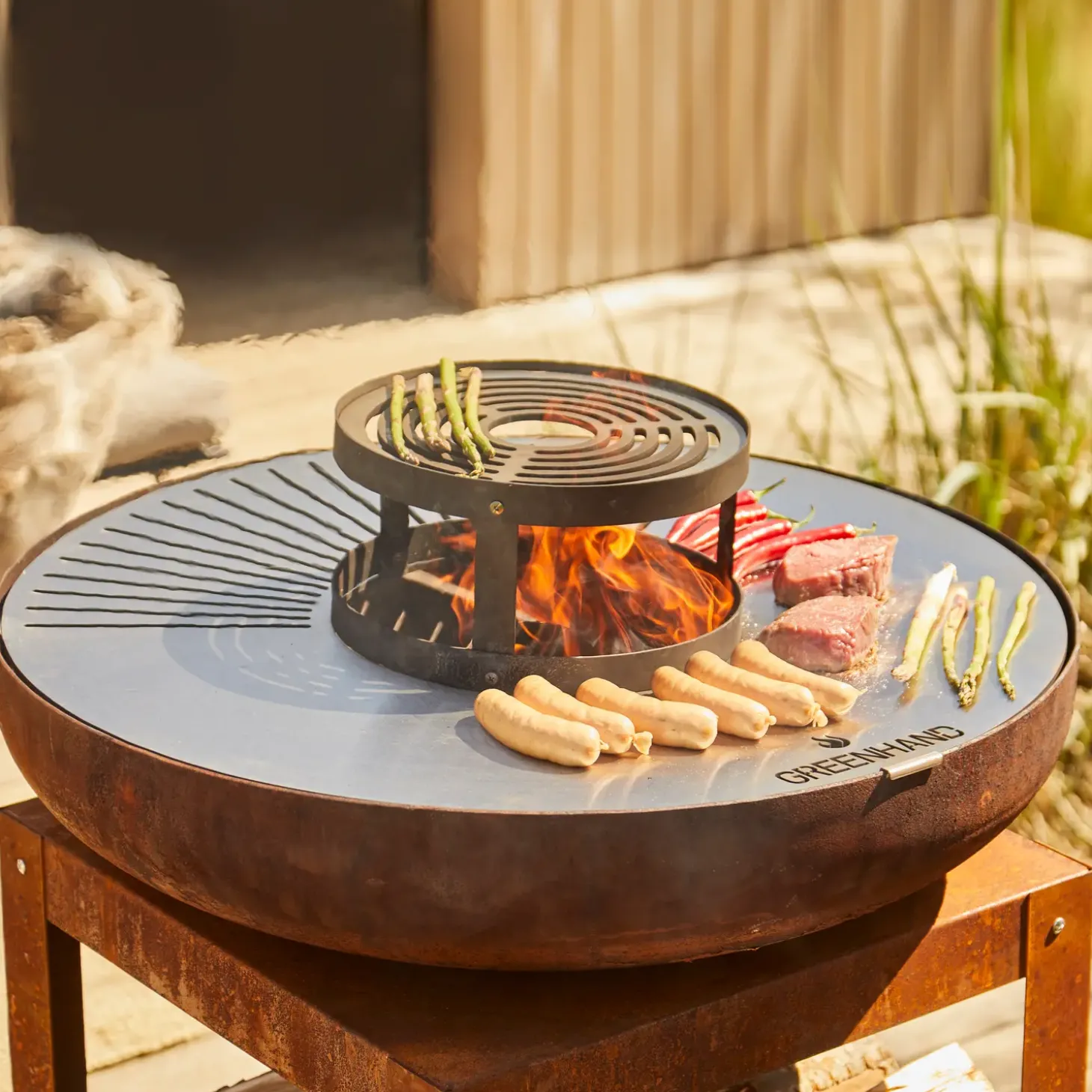 Greenhand Thor bålgrill inkl. cover