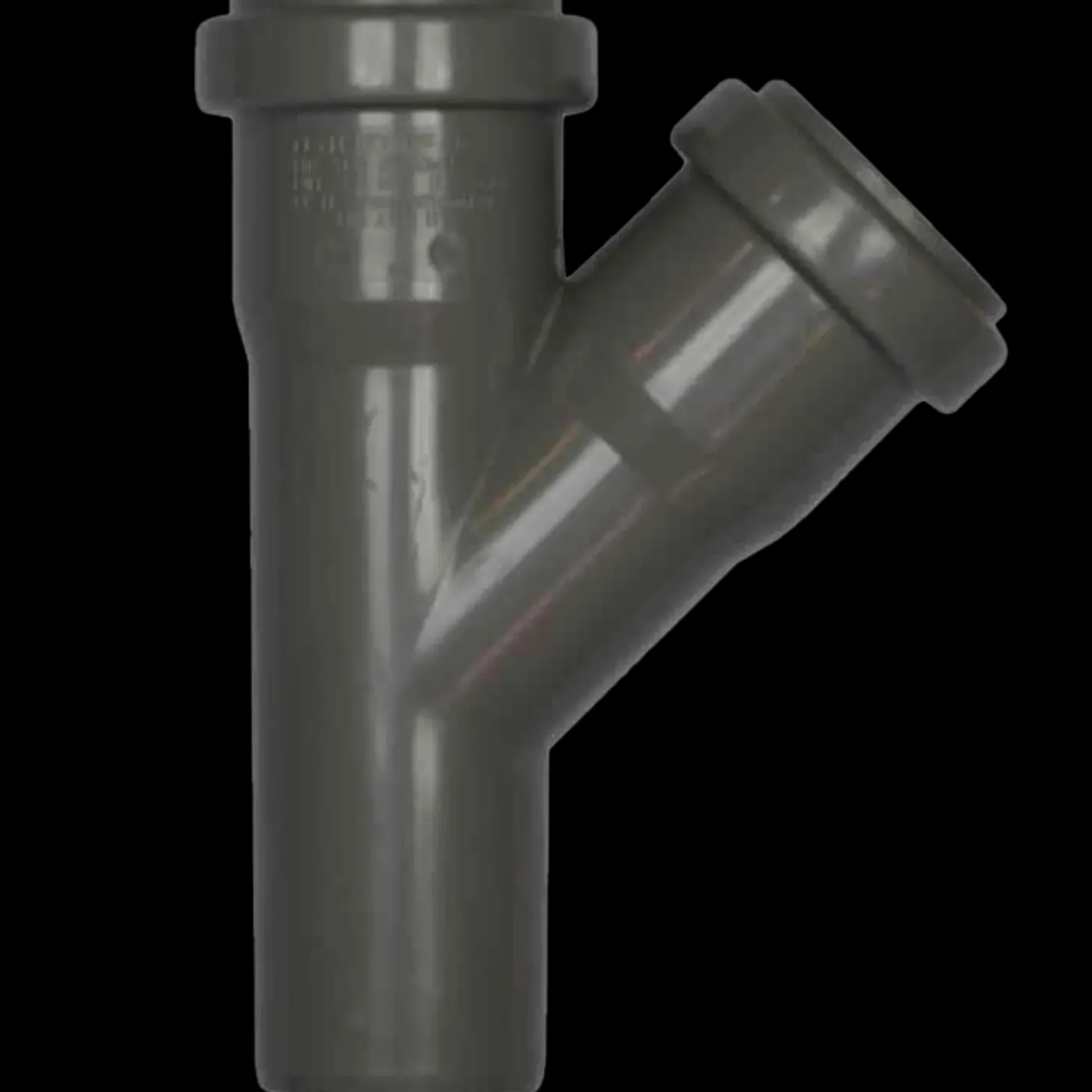 Grenrør PP 110x110 mm x 45° grå