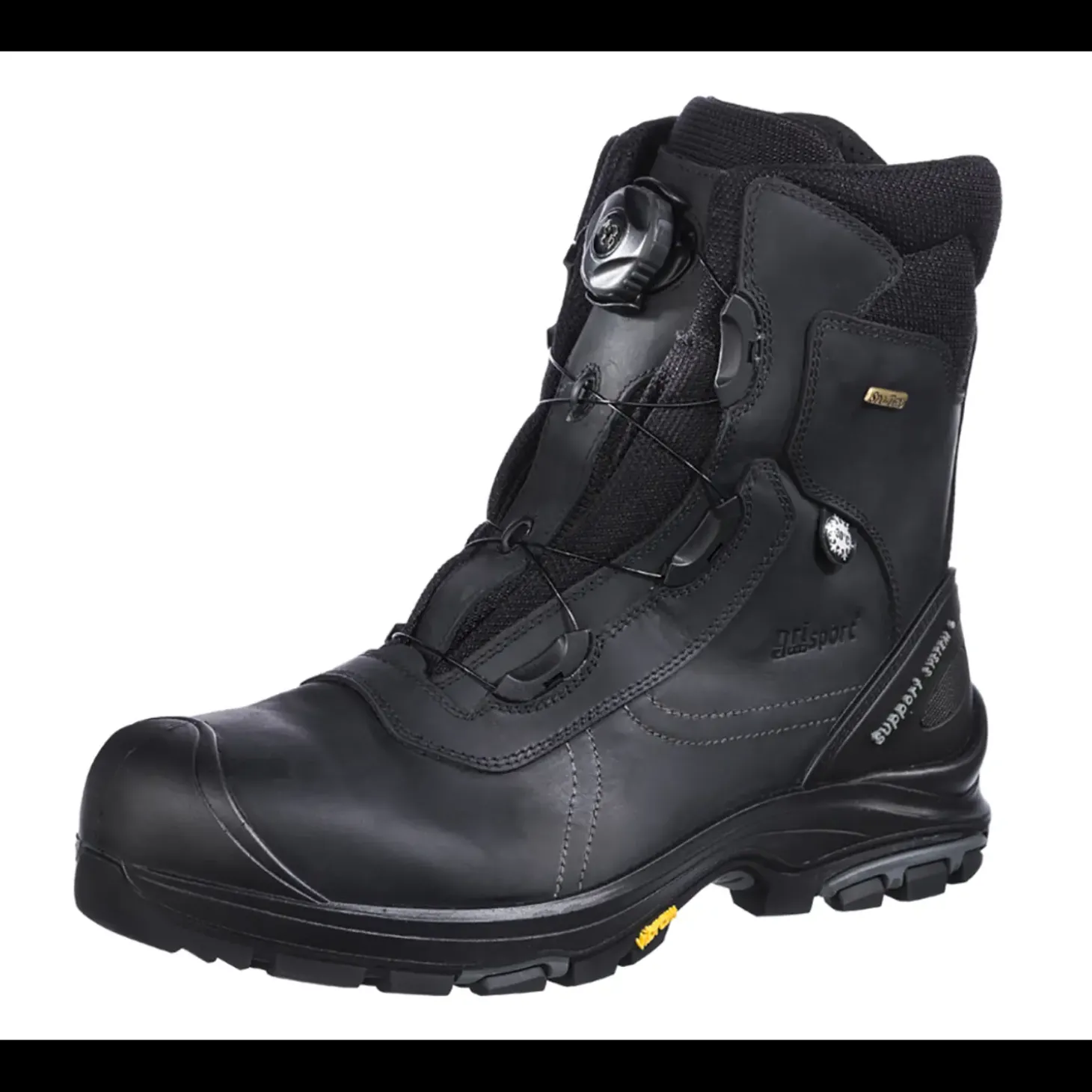 Grisport støvle med Boa lukning sort str. 41