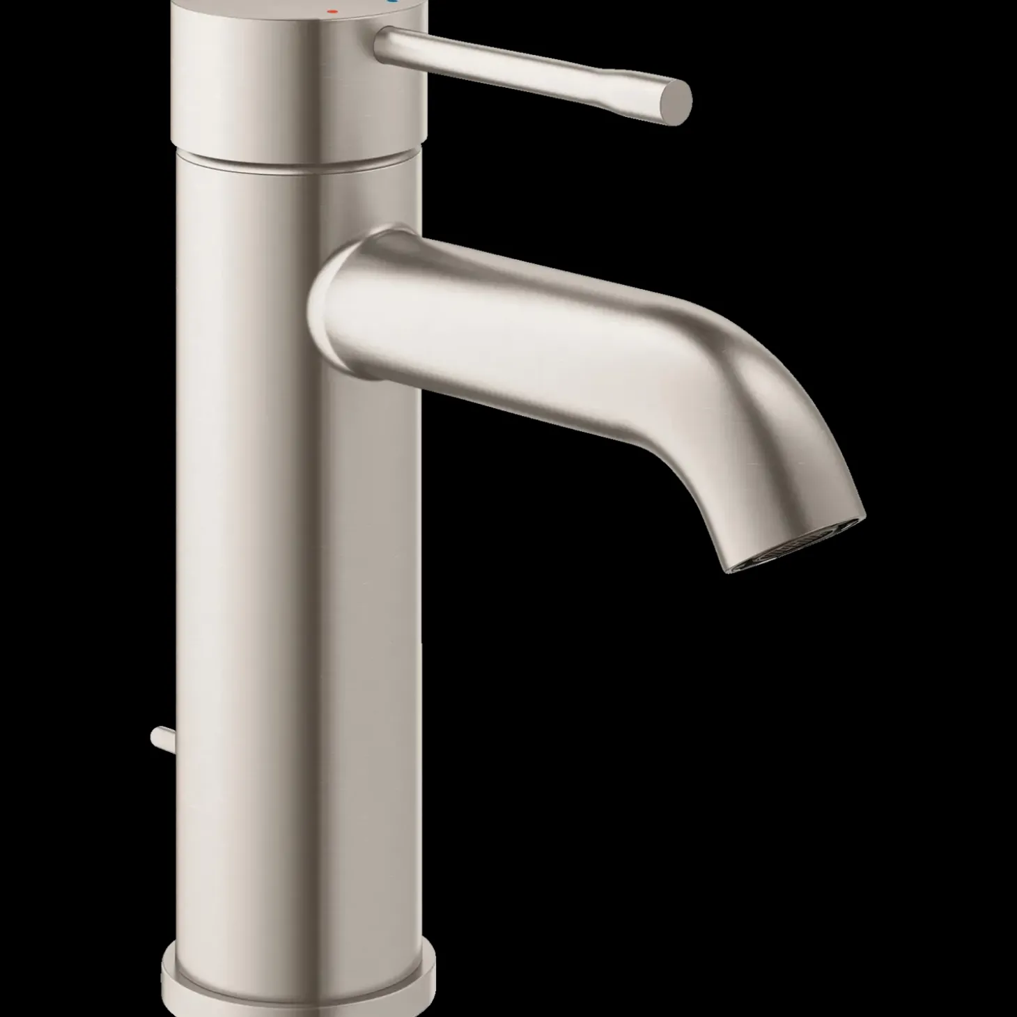 Grohe Essence håndvaskarmatur m/pop-up bundventil mat stål