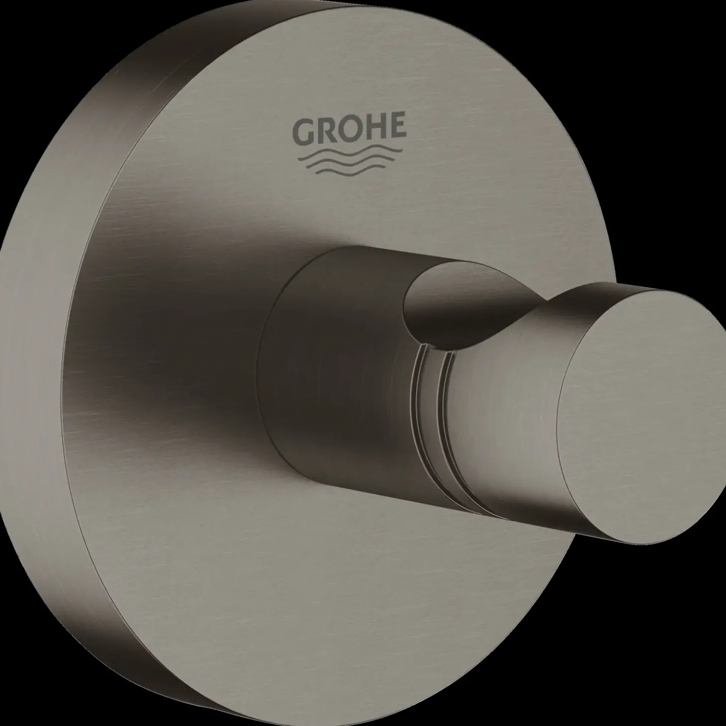 Grohe Essentials håndklædekrog børstet hard graphite