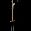 Grohe Euphoria brusesæt m/termostat børstet guld