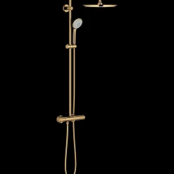 Grohe Euphoria brusesæt m/termostat poleret guld