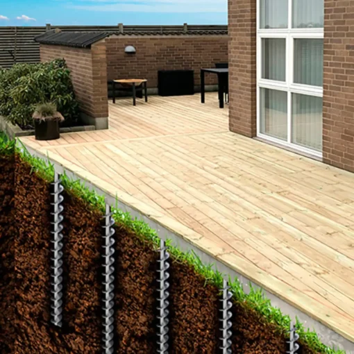 GroundPlug® Twister™ M12/750 skruefundament
