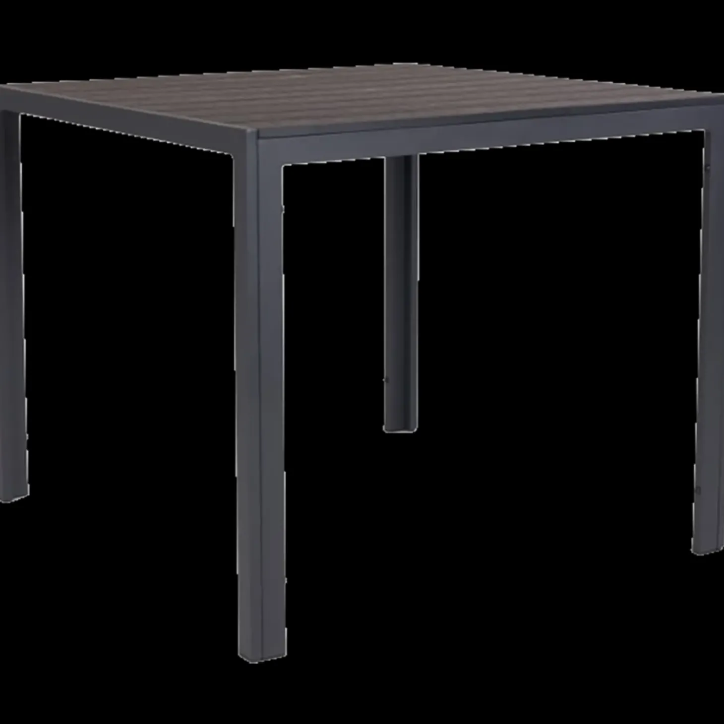 Guldborg havebord alu/nonwood sort