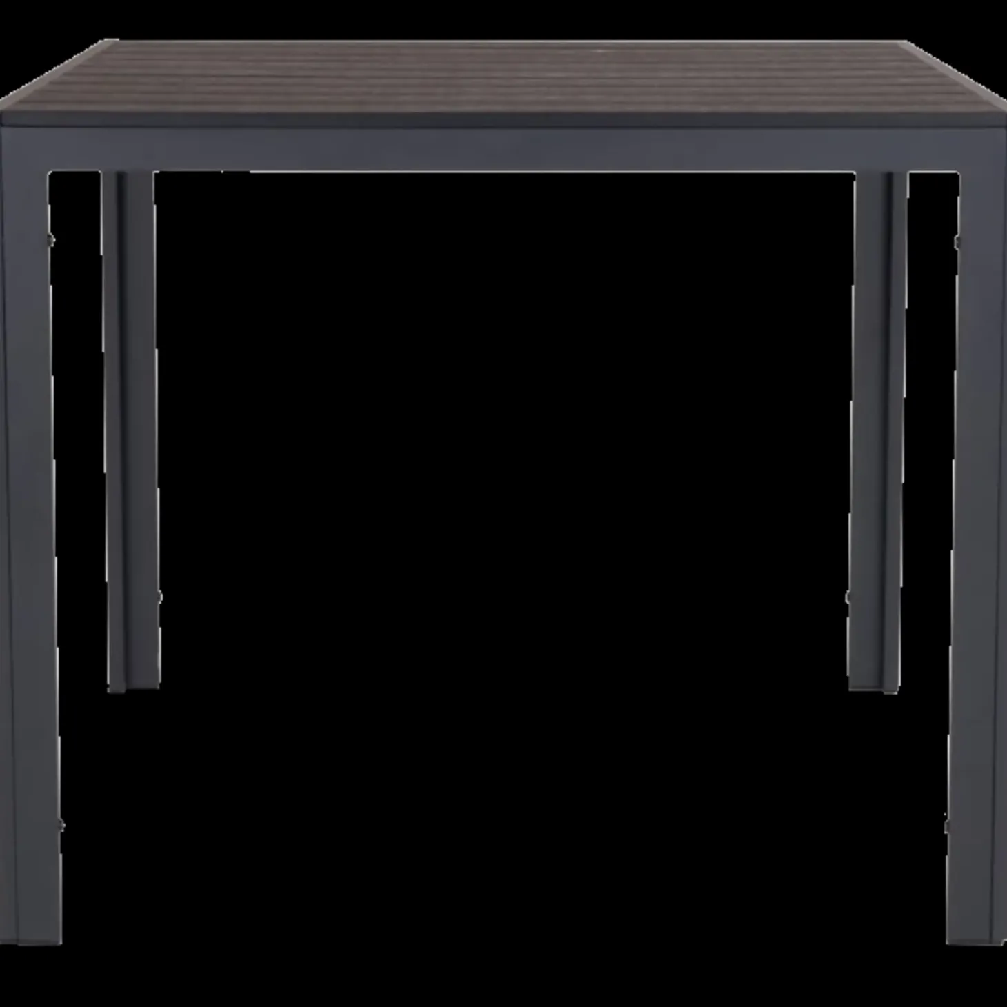 Guldborg havebord alu/nonwood sort