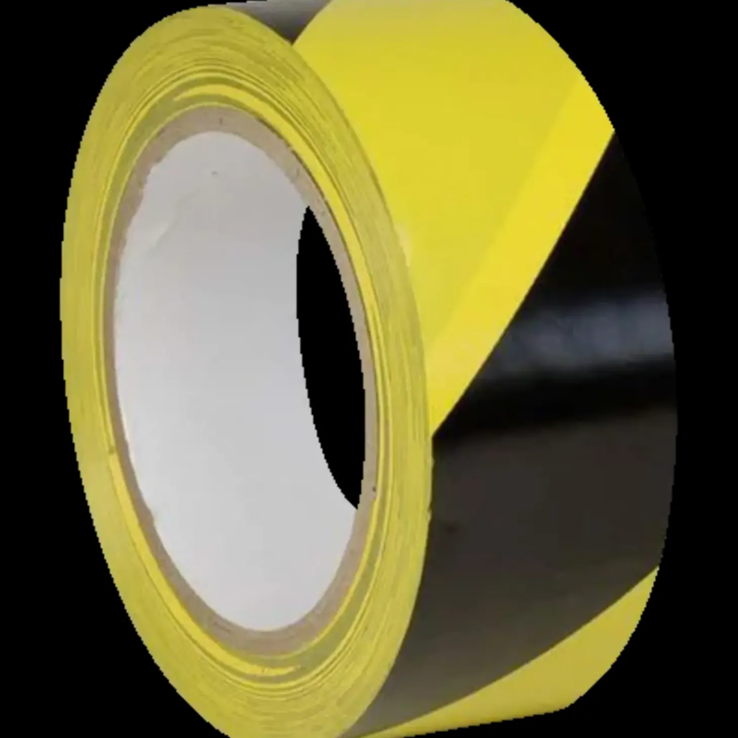 Gulvmarkeringstape 50 mm x 33 m gul/sort