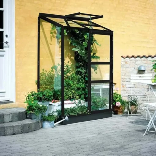 Halls Altan 2 vægdrivhus med delt glas 0,91 m²