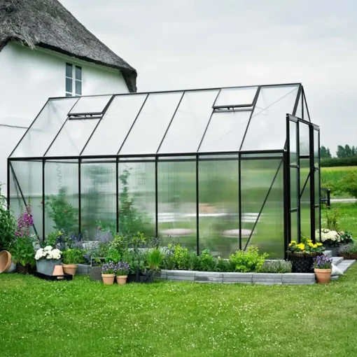 Halls Magnum 148 11,5 m² sort 6 mm poly