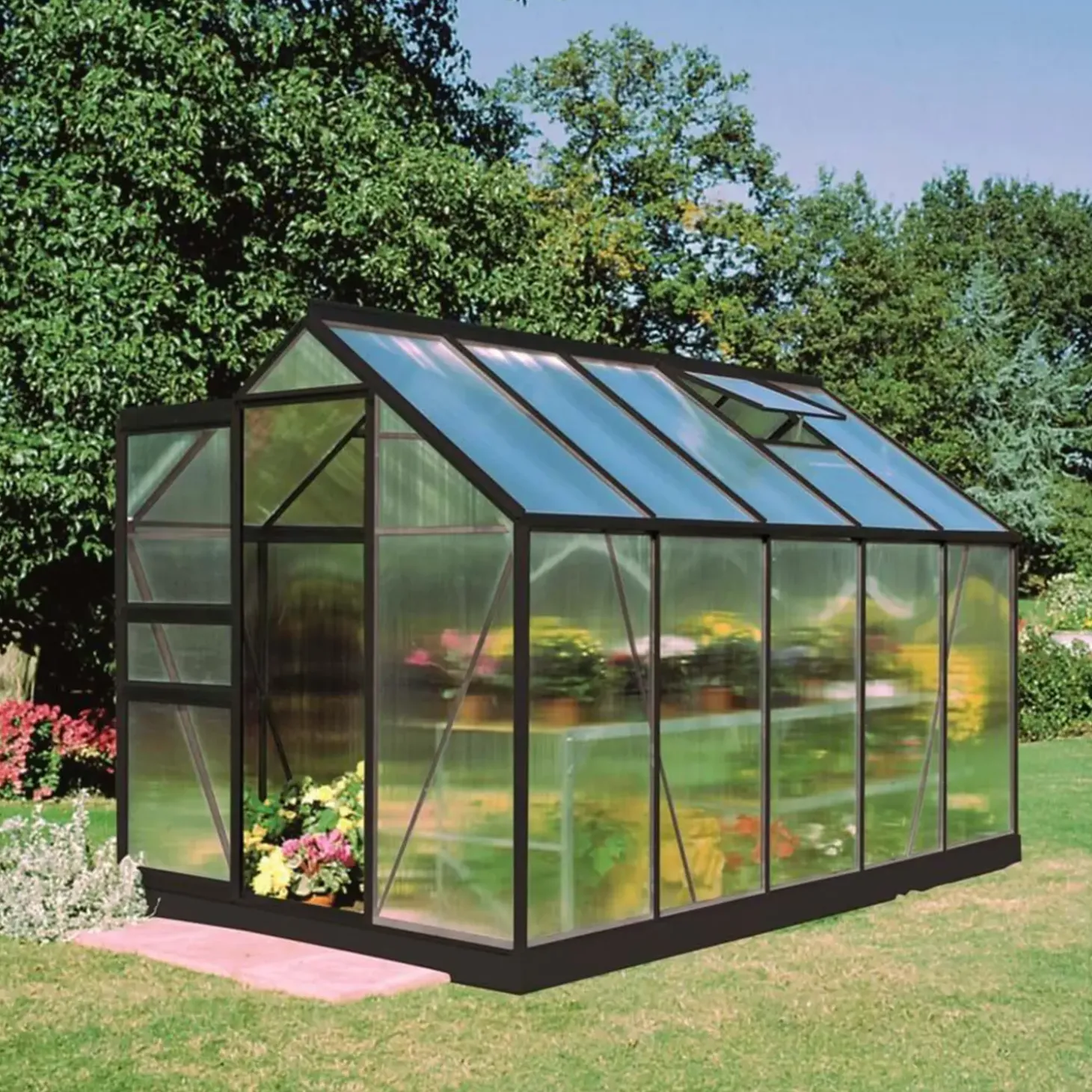 Halls Popular 106 6,2 m² sort 4 mm poly