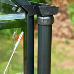 Halls Qube lean-to nedløbskit PVC sort 2 stk.