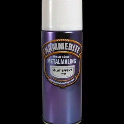 Hammerite effekt metalmaling spray hvid 400 ml