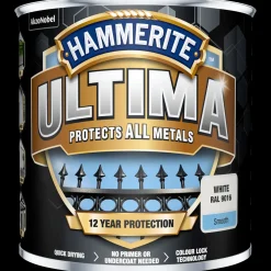 Hammerite Ultima rustbeskyttelse 12 års RAL 9016 hvid 0,25 L